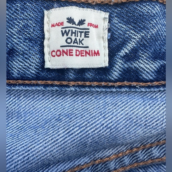 Levi’s White Oak Cone Denim, Red Tag 501 Jean with 2 Butterflies on Leg - Picture 3 of 15